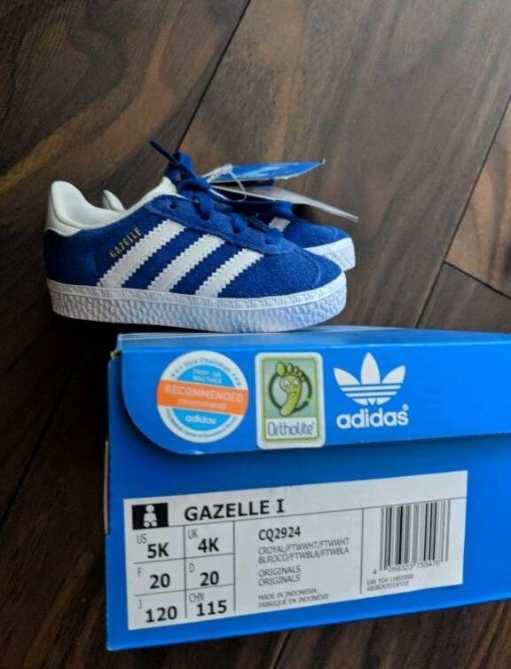 kids gazelle trainers